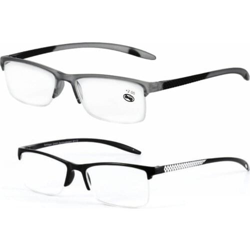 Unisex Reading Glasses Presbyopic Eyeglasses Full Frame +100/+125/+150/+175/+200/+225/+250/+275/+300/+325/+350 Portabl
