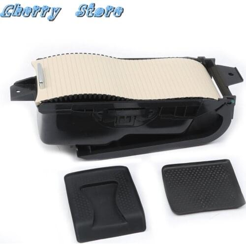 Beige Cup Holder & Gasket 1K0 862 531 A For VW Jetta MK5 Golf GTI MK5 MK6 Eos Scirocco 5KD 862 531 95T Drink Holder 1K0862531A