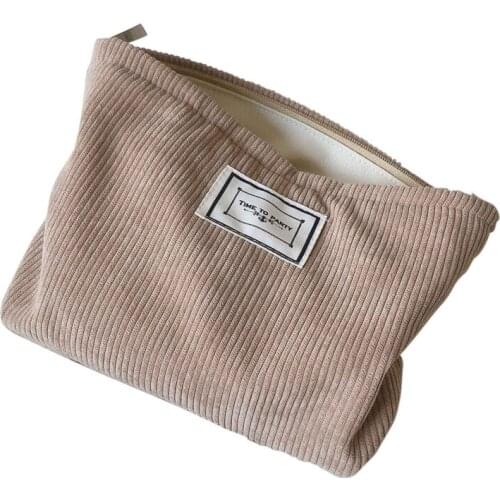 Portable Women Cosmetic Bag Zipper Makeup Bags Travel Washing Makeup Organizer Simple Travel Pouch