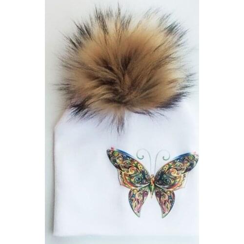 Newborn fashion animal butterfly unicorn toddlers infant bonnet baby hat for boys and girls travel hat cap for baby children