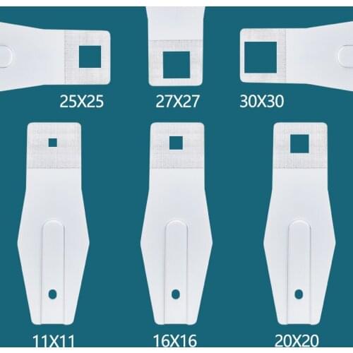 Sweing Square-Type Presser Foot Support Plate For JUKI 1850 1900A Knotting Machine Presser Foot Feed Plate16mmX16mm 25X25 27X27