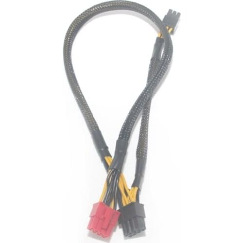 2PCS 18AWG PCI-E Graphics Card Modular Power Cable PSU 8Pin to PCI Express 8Pin+6Pin Sleeves for Antec ECO TP NP Series