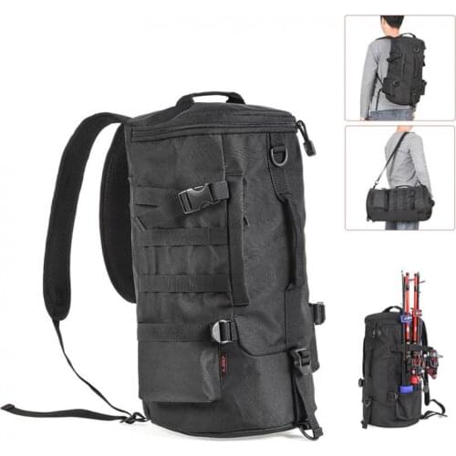 23L Waterproof Cylinder Fishing Bag Outdoor Waist Sport Travel Shoulder Reel Lure Rod Storage Backpack