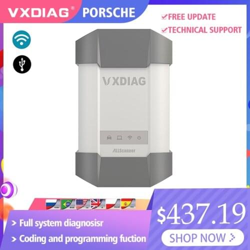 VXDIAG VCX Testing Equipment for Porsche II OBD2 diagnostic equipment is used for programming coding and keying programming