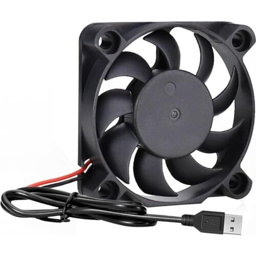 200 Pieces LOT Gdstime 5010 50x10mm 5V USB Axial Fan DC Brushless Computer Cooling Case Fan for 3D Printer Cooler 50mm 5cm