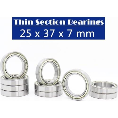 6805ZZ Bearing 25*37*7 mm ( 10 PCS ) ABEC-1 Metric Slim Thin Section 61805Z 6805 Z ZZ Ball Bearings 6805Z