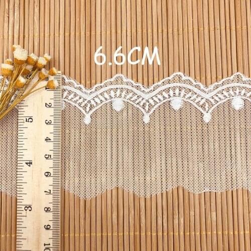 Polyester silk brocade lace mesh clothing accessories DIY wave embroidered lace home pajamas sexy lace