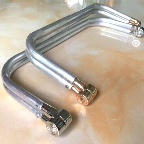 Metal frame aluminum tubular internal hinge Bag frame purse frame