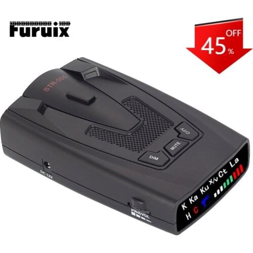 Radar Car Radar Detector Multilingual Anti Radar Detector Vehicle V7 Speed Alarm Systems & Security Radar Detectors