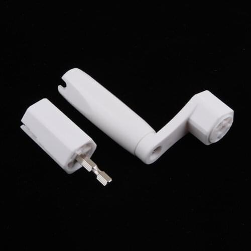 White Plastic Guitar Bass String Winder Musical Stringed Instrument Accessories