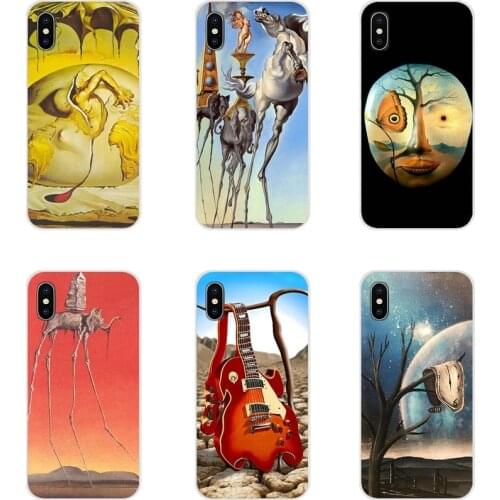 For Xiaomi Redmi Note 3 4 5 6 7 8 Pro Mi Max Mix 2 3 2S Pocophone F1 Accessories Phone Shell Covers Salvador Dali Art