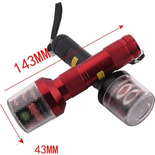 Flashlight Design Aluminum Alloy Electric Herb Grinder 43mm Metal Grinder For Tobacco Spice Crusher Smoking Accessories