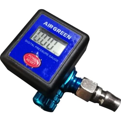 Airbrush Electronic Pressure Regulator LCD Digital Display Air Pressure Meter Gunjet Air Pressure Gauge High Quality and New