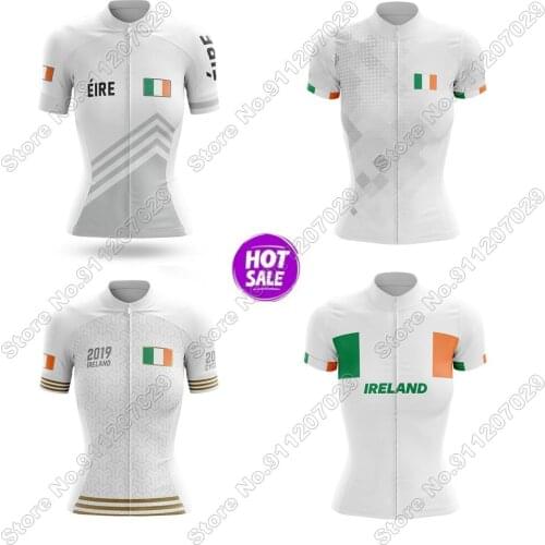 Women Ireland 2021 Cycling Jersey Summer Cycling Clothing Mountain Road Bike Shirts Race Bicycle Top MTB Maillot