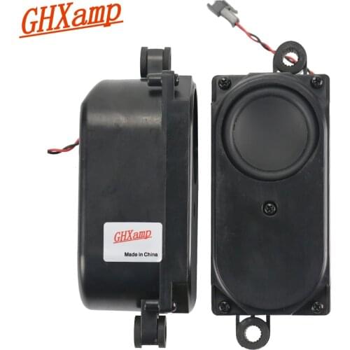 Ghxamp 8Ohm 15W Surround Passive Speakers Home Theater Bass Speaker Turbo Maze ABS Box Long Stroke 1Pairs