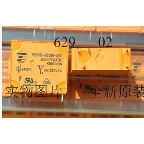 HOT NEW V23057-B3006-A101 24VDC V23057-B3006-A101-24VDC V23057-B3006 V23057 B3006 A101 DC24V 5A SCHRACK DIP5