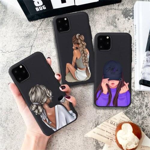 Beautiful funny cool girl cartoon Phone Case for iPhone 11 12 Pro mini pro XS MAX 8 7 6 6S Plus X 5S SE 2020 XR phone case