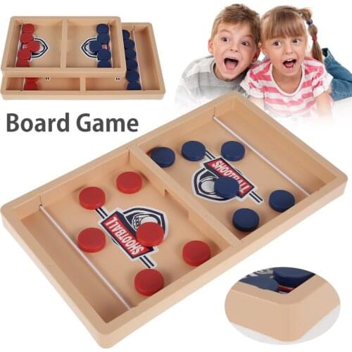 Family Table Board Games Catapult Chess Table Hockey Game Fast Sling Puck Game Ice Hockey Games for Parent-child Interactive Toy