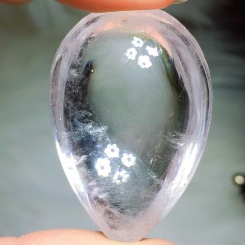 Clear quartz tear