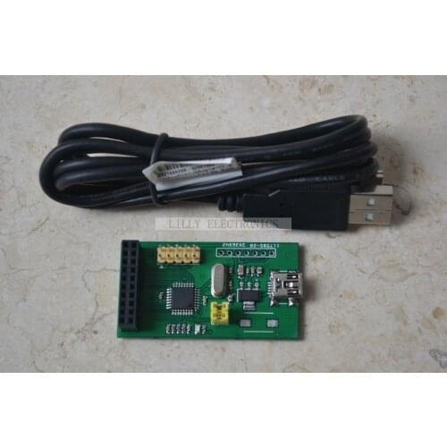 ATMEGA8/AVR CF7670 Test Board USB Transfer To UART (CP2012)