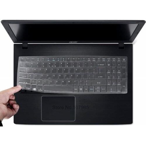 15.6 inch Clear TPU keyboard cover Protector For Acer Aspire E15 E 15 E5-576 E5576 V3 V15 E5-553G/575G / Aspire 3 5 7 Series