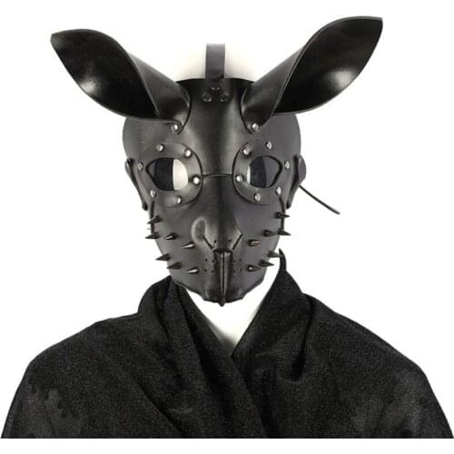 Halloween Ornament Bunny Mask Party Bar Nightclub Costume Rabbit Ears Mask Ladies Bunny Mask Party Costume Cosplay Dropship