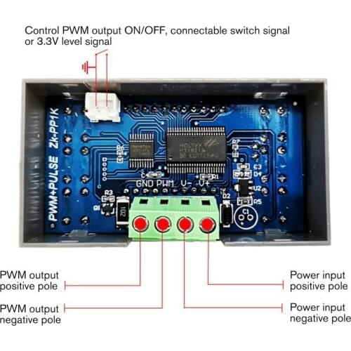 ZK-PP1K PWM Pulse Frequency Duty Cycle Adjustable Module Square Wave Rectangular Wave Signal Function Generator
