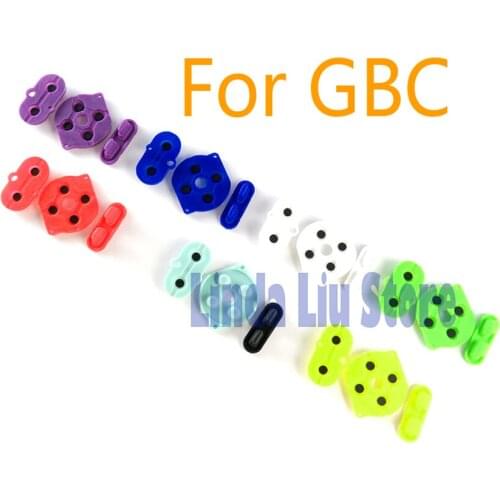 10sets/lot For GameBoy Color GBC System Silicon Conductive Rubber Pads