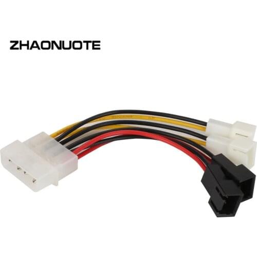 5pcs CPU Universal Fan Splitter EXO Extended Computer Power Fan Cable Fan Connector