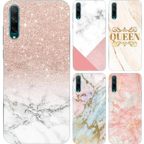 Hot Chic Pink Marble Pretty Soft Case for Huawei NOVA 3 3i 5T 7 SE 8 Pro Honor 9A 9C 9S 30i 30S 30 Pro Plus 10X Lite Ru Cover