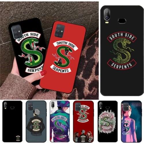 Riverdale Southside Serpents logo Customer Phone Case For Samsung A10 A20 A30 A40 A50 A70 A80 A71 A91 A51 A6 A8 2018