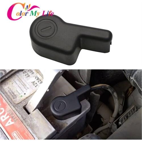 Color My Life Car Engine Battery Negative Clamp Clips Terminal Cover Connectors for Nissan X-trail Xtrail T32 2014-2017 Parts