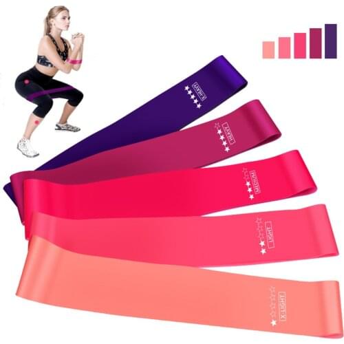 Crossfit Fitness Resistance Bands Workout Elastic Rubber Bands Muscle Training Pilates Bands for Home Gym Yoga Equipment