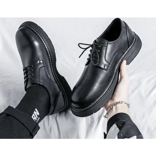 EMAIGI Mens Leather Shoes