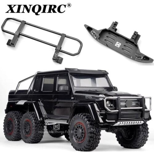 Metal front bumper wilderness bumper CNC servo winch base for 1 / 10 RC tracked vehicle trx4 G500 trx6 g63 car accessories