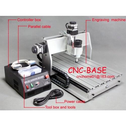 Upgraded 300W CNC router 3040 cnc engraving machine / pcb milling machine / wood carving router engraver