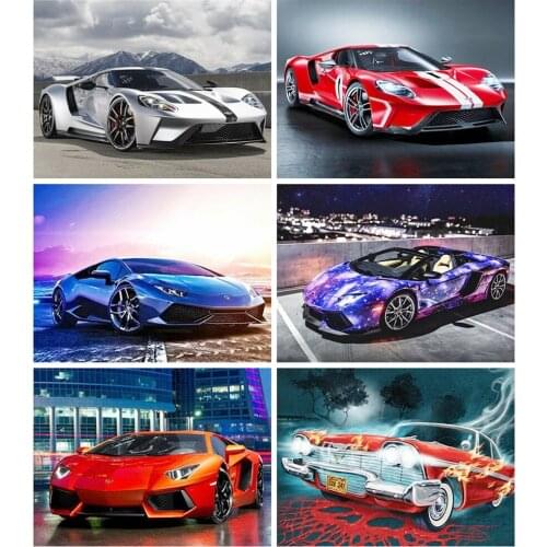 MOONCRESIN Full Square Diamond Painting 5D Landscape New Arrival Embroidery Car Art Home Decor Pictures Of Rhinestone Needlework