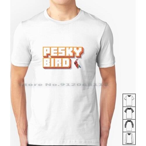 Pesky Bird T Shirt 100% Cotton Grian Mumbojumbo Iskall85 Gaming Blocks Top Video Games Mumbo Jumbo Twitch Youtube Xisuma