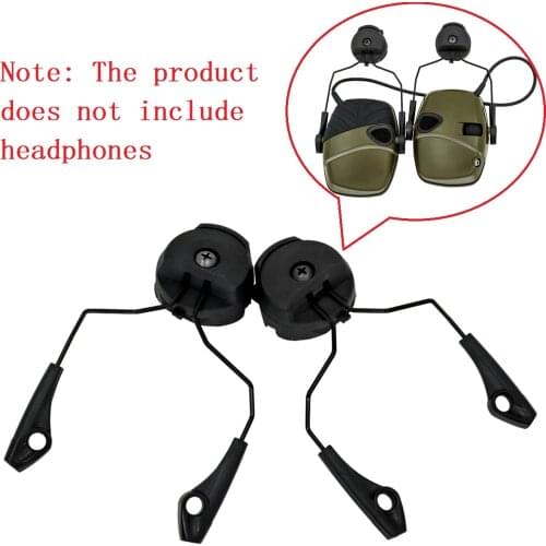 Howard Leight Impact Sports Shooting Earmuffs Electronic Tactical Headset Hearing Protection Hunting Headphones ARC rail adapter