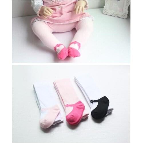 2017 New Lovely Baby Girl Tights Cotton Pantyhose Girl Spring and Autumn Girl Kid Tights Pure Colors Girls Bowknot Tights