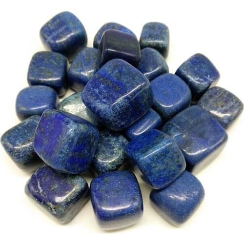 New arrivals minerals natural quartz crystal blue lapis lazuli cube tumbled stone for Healing crystals