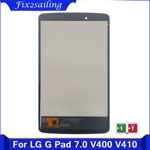 Original 7.0'' LCD For LG G PAD 7.0 V400 V410 LCD Display with Touch Screen Digitizer Assembly Replacment For LG V400 LCD +Frame