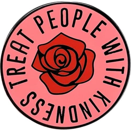 Treat people with kindness Harry style Enamel Pin badge