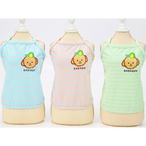 Vestidos para perritas 100% Cotton cute dog dresses Fruit vest puppy dress girl hawaiian dress pets clothes lovely Print