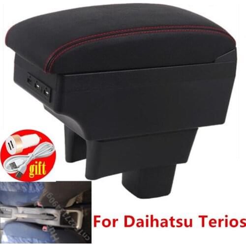 For Daihatsu Terios armrest box central Store content box products interior Armrest Storage accessories parts