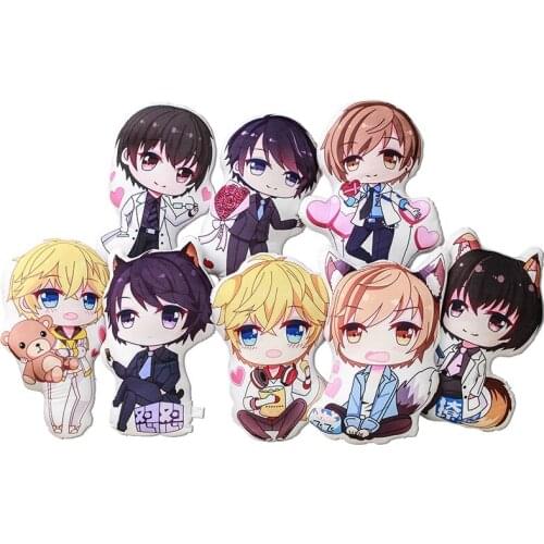 Qversion of love and producer game pillow Q version Zhou qiluo Li zeyan Xu mo animation around the pillow cushion50cm