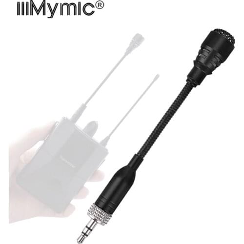 Professional 3.5 mm Lockable Mic Handheld Style Unidirectional Condenser Microphone For Sennheiser BodyPack Transmitter