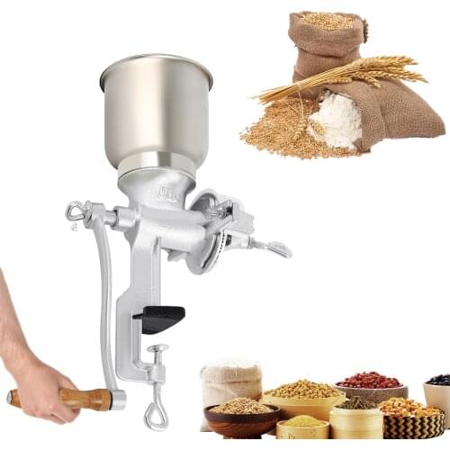 Honhill Manual Grains Mill Spices Hebals Cereals Coffee Dry Food Grinder Grinding Machine Gristmill Home Flour Powder Crusher