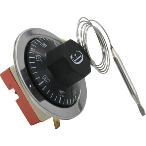 Thermostat AC220V 16A Dial Temperature Control Switch sensor for Electric Oven 50-300C Dial Specially Designed Thermocouple