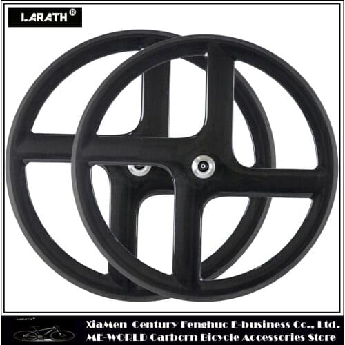 4 Spoke wheels Clincher Tubular For 700C Road Fixed Gear Bicycles With UD/3k/12k Matte Or Glossy